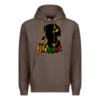 Coffee Blessed black history Premium Hoodie - HowdyJamesFarm