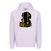 Lilac Blessed black history Premium Hoodie - HowdyJamesFarm