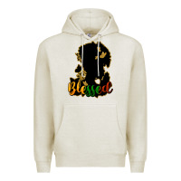 Oatmeal Heather Blessed black history Premium Hoodie - HowdyJamesFarm