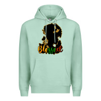 Seafoam Blessed black history Premium Hoodie - HowdyJamesFarm