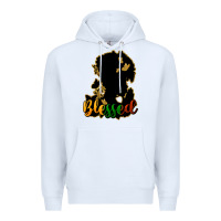White Blessed black history Premium Hoodie - HowdyJamesFarm