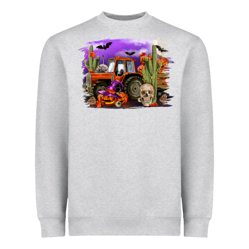 Halloween Tractor Heavyweight Sweatshirt by RanaPortraitStore | Teevron