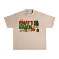French Oak What's crackin Christmas Urban Heavy Tee - NancyCooperArtShop
