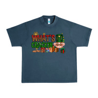 Midnight Navy What's crackin Christmas Urban Heavy Tee - NancyCooperArtShop