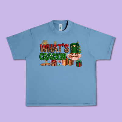 What's Crackin Christmas Urban Heavy Tee Designed By Nancycooperartshop