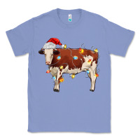 Colony Blue Christmas cow Classic Tee - MaliasSmallBusiness