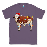 Lavender Christmas cow Classic Tee - MaliasSmallBusiness