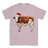Lilac Christmas cow Classic Tee - MaliasSmallBusiness