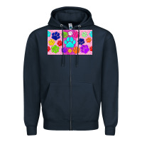 Navy paw print Zipper Hoodie - TumblerDesignByShophia