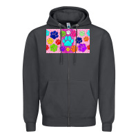 Smoke paw print Zipper Hoodie - TumblerDesignByShophia