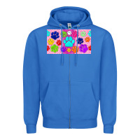 True Royal paw print Zipper Hoodie - TumblerDesignByShophia