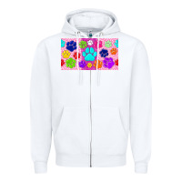 White paw print Zipper Hoodie - TumblerDesignByShophia
