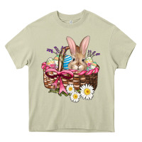 Mossy easter bunny and basket Heavy Core Tee - AdoDesignShop