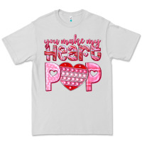 Dove Grey you make my heart pop Premium Tee - NancyCooperArtShop