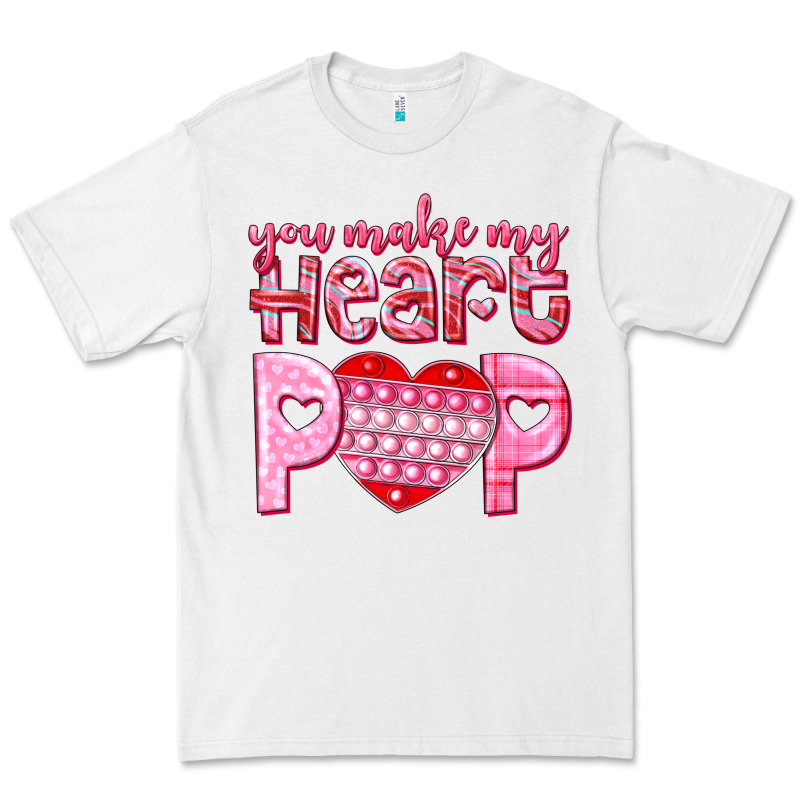 You Make My Heart Pop Premium Tee by NancyCooperArtShop | Teevron