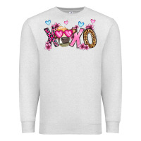 Oatmeal Heather xoxo cow valentine's day Premium Sweatshirt - OliviaCreatesArt