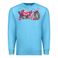 Ocean Blue xoxo cow valentine's day Premium Sweatshirt - OliviaCreatesArt