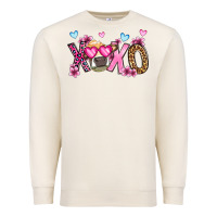 Sandshell xoxo cow valentine's day Premium Sweatshirt - OliviaCreatesArt