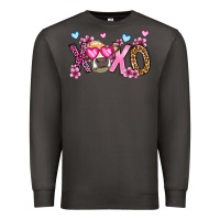 Smoke xoxo cow valentine's day Premium Sweatshirt - OliviaCreatesArt