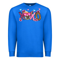 True Royal xoxo cow valentine's day Premium Sweatshirt - OliviaCreatesArt