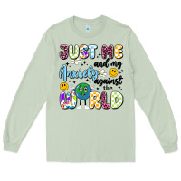 Matcha just me and my anxiety against the world Long Sleeve Tee - Artiststas