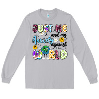 Moon Dust just me and my anxiety against the world Long Sleeve Tee - Artiststas