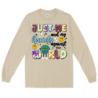Mushroom just me and my anxiety against the world Long Sleeve Tee - Artiststas