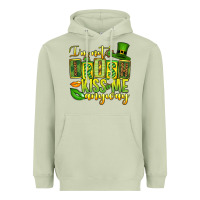 St. Patrick's I Am Not Irish Kiss Me Anyway Heavyweight Hoodie | Teevron