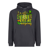 Smoke St. Patrick's I am not irish kiss me anyway Heavyweight Hoodie - OliviaCreatesArt