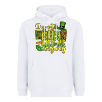 White St. Patrick's I am not irish kiss me anyway Heavyweight Hoodie - OliviaCreatesArt