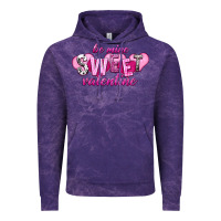 Cloud Purple be mine sweet valentine Vintage Hoodie - NancyCooperArtShop