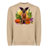 Mushroom Halloween german shepherd Heavyweight Sweatshirt - RanaPortraitStore