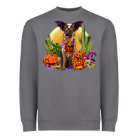 Storm Halloween german shepherd Heavyweight Sweatshirt - RanaPortraitStore