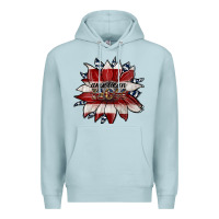 Blue Mist american mom Premium Hoodie - JahusDesignShop