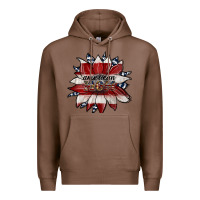 Chestnut american mom Premium Hoodie - JahusDesignShop