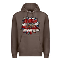 Coffee american mom Premium Hoodie - JahusDesignShop