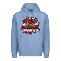 Colony Blue american mom Premium Hoodie - JahusDesignShop