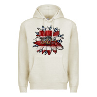 Oatmeal Heather american mom Premium Hoodie - JahusDesignShop