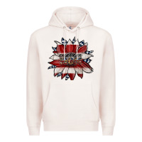 Pale Pink american mom Premium Hoodie - JahusDesignShop