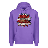 Purple american mom Premium Hoodie - JahusDesignShop