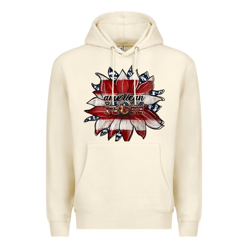 American Mom Premium Hoodie by JahusDesignShop | Teevron