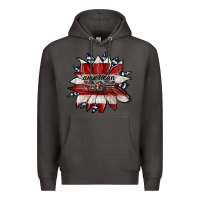 Smoke american mom Premium Hoodie - JahusDesignShop
