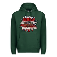 Sports Green american mom Premium Hoodie - JahusDesignShop