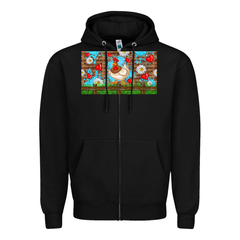 Cute Chicken Zipper Hoodie by TumblerDesignByShophia | Teevron