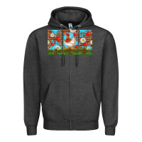 Charcoal Heather cute chicken Zipper Hoodie - TumblerDesignByShophia