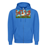 True Royal cute chicken Zipper Hoodie - TumblerDesignByShophia