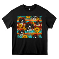 Black western german shorthaired pointer Heavy Core Tee - Artiststas