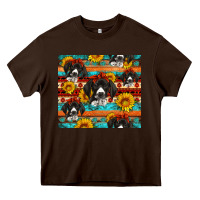 Chocolate Brown western german shorthaired pointer Heavy Core Tee - Artiststas