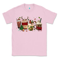 Bubblegum Pink lumberjack coffee Classic Tee - MaliasSmallBusiness
