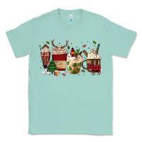 Seafoam lumberjack coffee Classic Tee - MaliasSmallBusiness